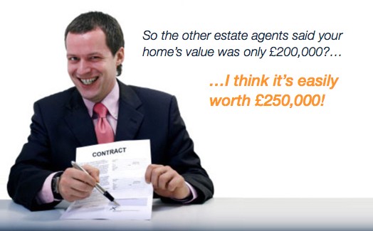 Estate Agent Valuation Bidding War