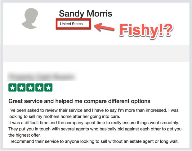 sell house fast fake reviews