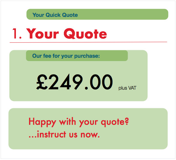 how much should solicitors fees be when buying a house